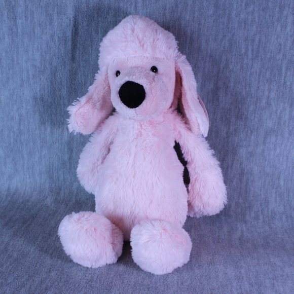 Teddystory PUPPY DOG PINK PLUSH 12" Floppy Soft NEW Animal Toy - Picture 1 of 5